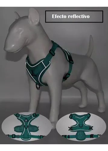 Arnes Pretal Para Perro Y Gato Con Correa 1.5 M Anti Tirones