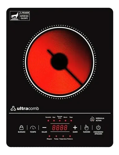 Anafe Eléctrico Ultracomb An-2211 Negro