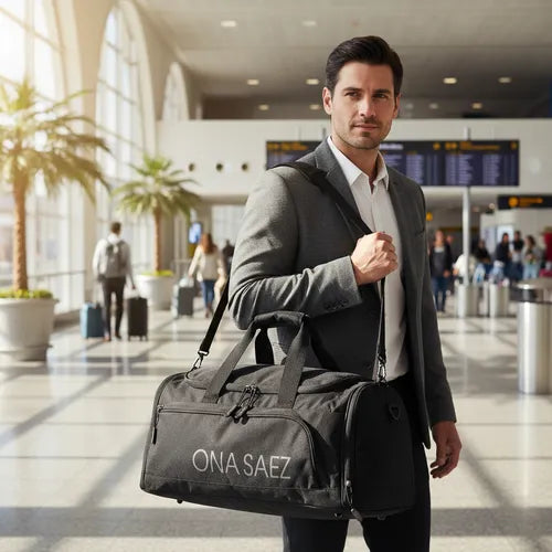 Bolso De Viaje De Mano Cabina Carry On Hombre Mujer Gym.